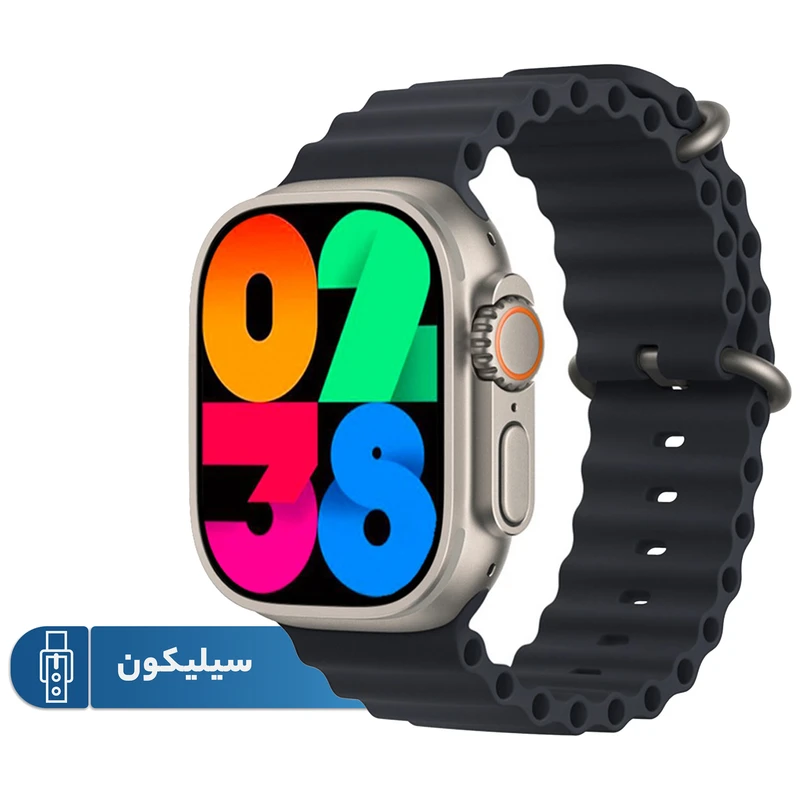 ساعت هوشمند اولترا T1000 سه بند با صفحه نمایش 1.99 اینچ AMOLED،، ضد آب و مناسب استفاده ورزشی