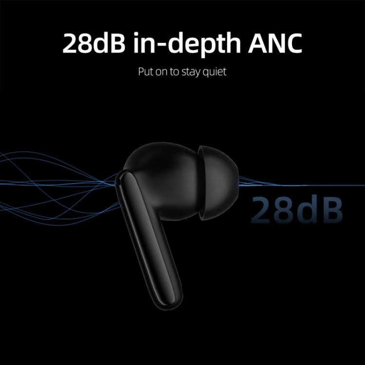هدفون بلوتوثی برند کیو سی وای مدل T13 ANC2 با نویز کنسلینگ فعال (ANC)